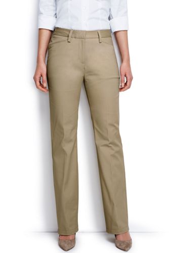 women's khaki pants boot cut