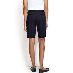 Women's Straight Fit Plain 10" Chino Shorts, Back