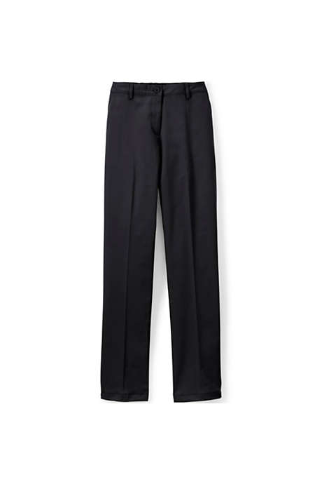 Women's Straight Fit Plain Front Straight Leg 7-Day Chino Pants
