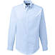 School Uniform Men's Tailored Fit Long Sleeve Buttondown Oxford Dress Shirt, Front