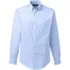 School Uniform Men's Tailored Fit Long Sleeve Buttondown Oxford Dress Shirt, Front
