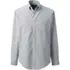 School Uniform Men's Tall Tailored Fit Long Sleeve Buttondown Oxford Dress Shirt, Front