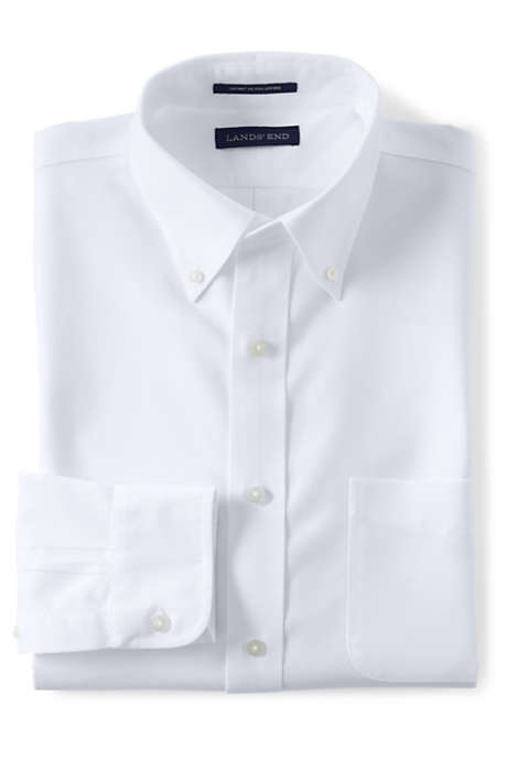 Men's Slim Fit Solid No Iron Supima Oxford Dress Shirt