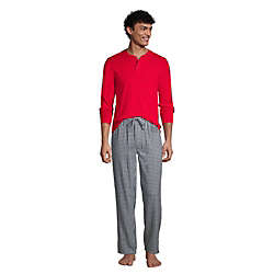 Details about   Mens Regular Flannel Pajama Pant Classic Fit Lands End Blue Green Plaid 