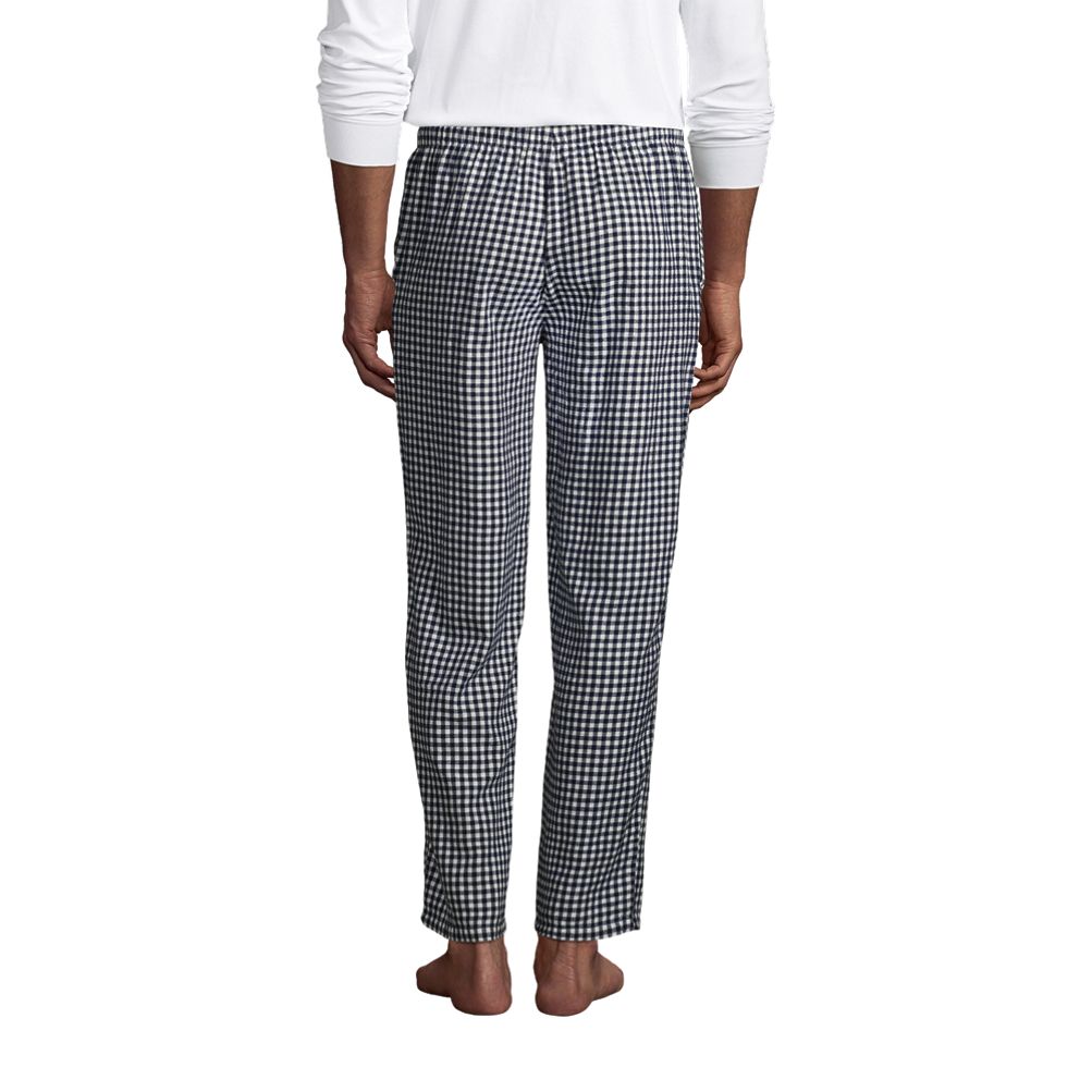 Lands' End Men's Flannel Jogger Pajama Pants 