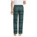 Men's Flannel Pajama Pants, Back