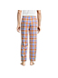 Le Pantalon de Pyjama en Flanelle Coupe Traditionnelle Homme, Taille Standard