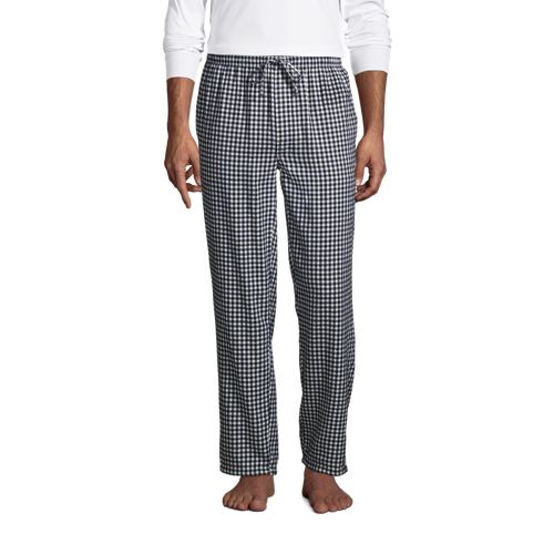 Cotton Plaid Pajama Pants