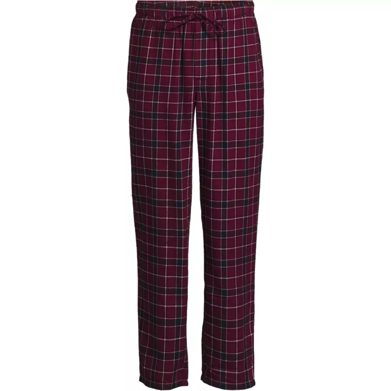 Men's Tall Flannel Pajama Pants, Front