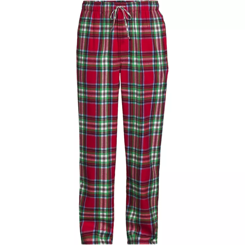 Men's Flannel Pajama Pants, Front
