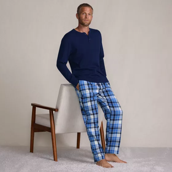 Men's Tall Flannel Pajama Pants - primary