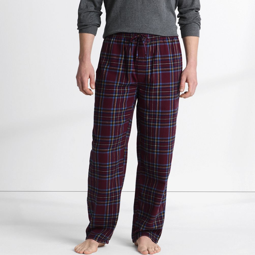 Men's flannel pajama bottoms sale