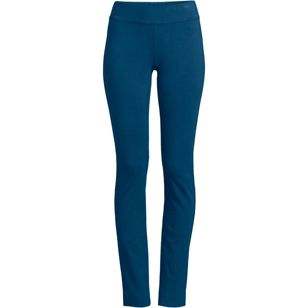 Lands' End Women's Tall Starfish Straight Leg Elastic Waist Pants Mid Rise  : : Clothing, Shoes & Accessories