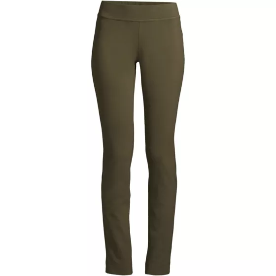 Women's Plus Size Starfish Mid Rise Slim Leg Pants - primary