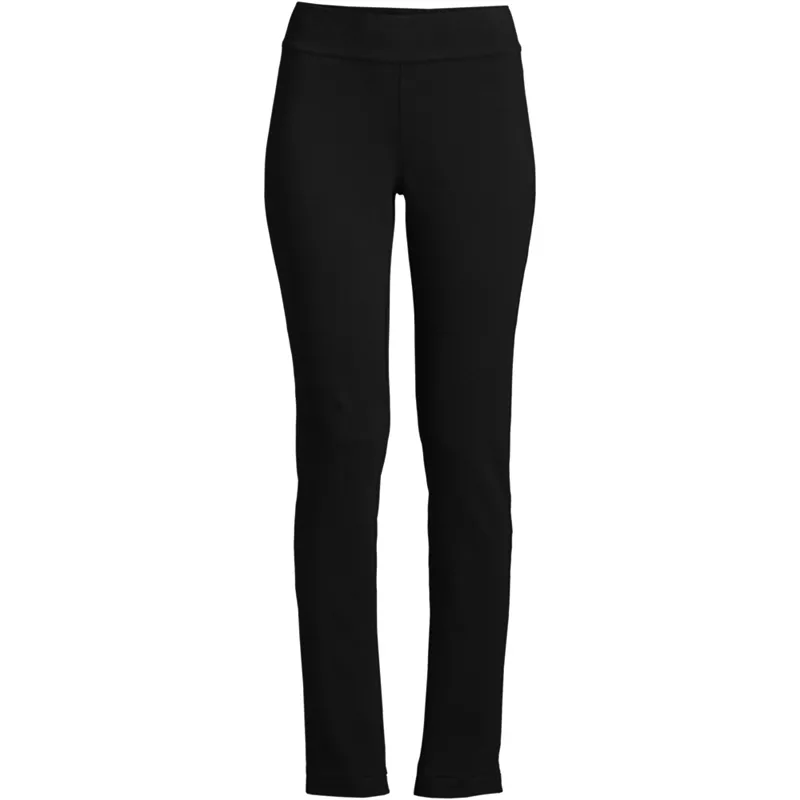 Women's Plus Size Starfish Mid Rise Slim Leg Pants, Front