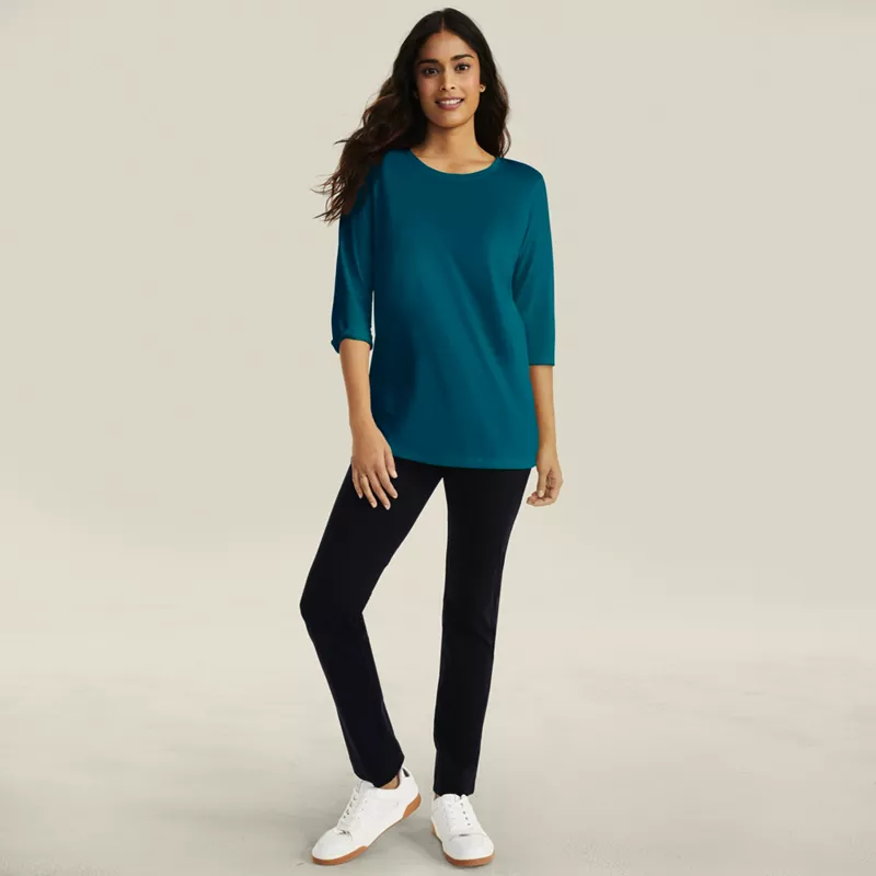 Women's Starfish Mid Rise Slim Leg Pants, alternative image
