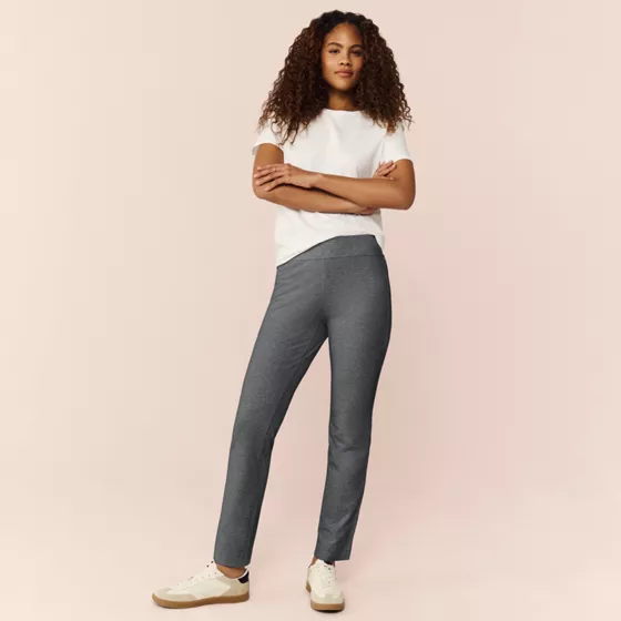 Women's Starfish Mid Rise Slim Leg Pants - primary