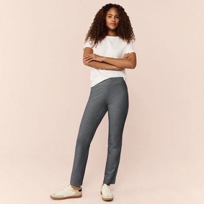 Women's Starfish Mid Rise Slim Leg Pants - primary