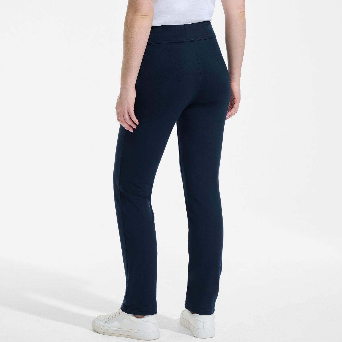 Women's Starfish Mid Rise Slim Leg Pants | Lands' End