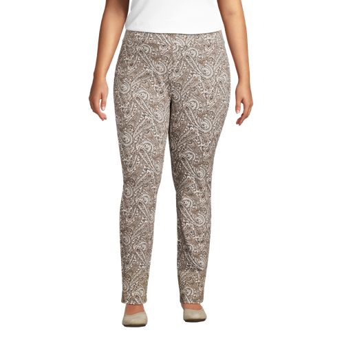 Women's Plus Size Starfish Mid Rise Slim Leg Pants