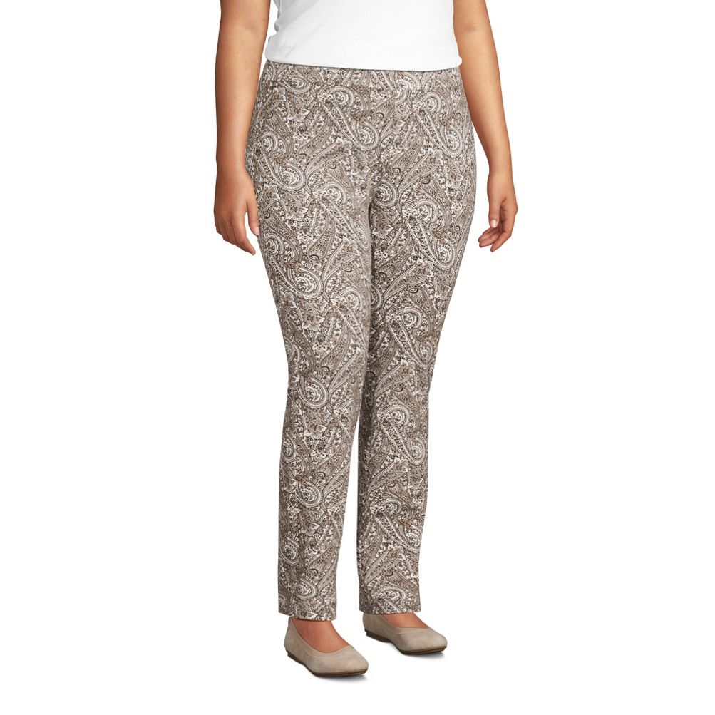 Women's Up!, Paisley Slimming Ankle Pull on Pants