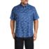 Men's Big and Tall Short Sleeve No Iron Twill Shirt, Front