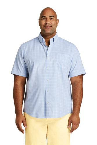 big and tall mens dress shirts short sleeve