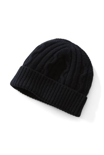 black knit cap