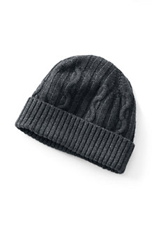Men's Cashmere/Wool Cable Knit Hat
