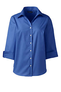 Women's 3/4 Sleeve Poplin Shirt