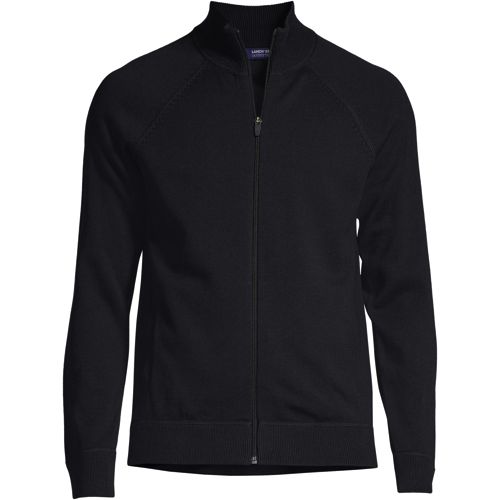 Men's Cotton Modal Long Sleeve Sweater Jacket