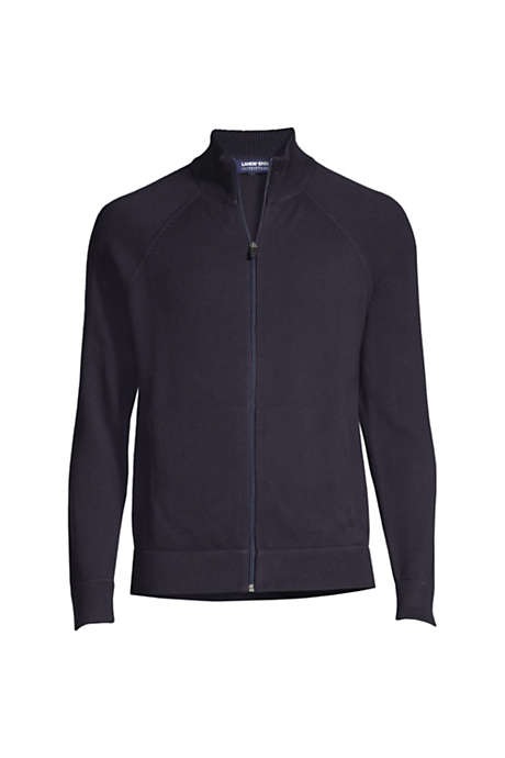 Men's Cotton Modal Long Sleeve Sweater Jacket