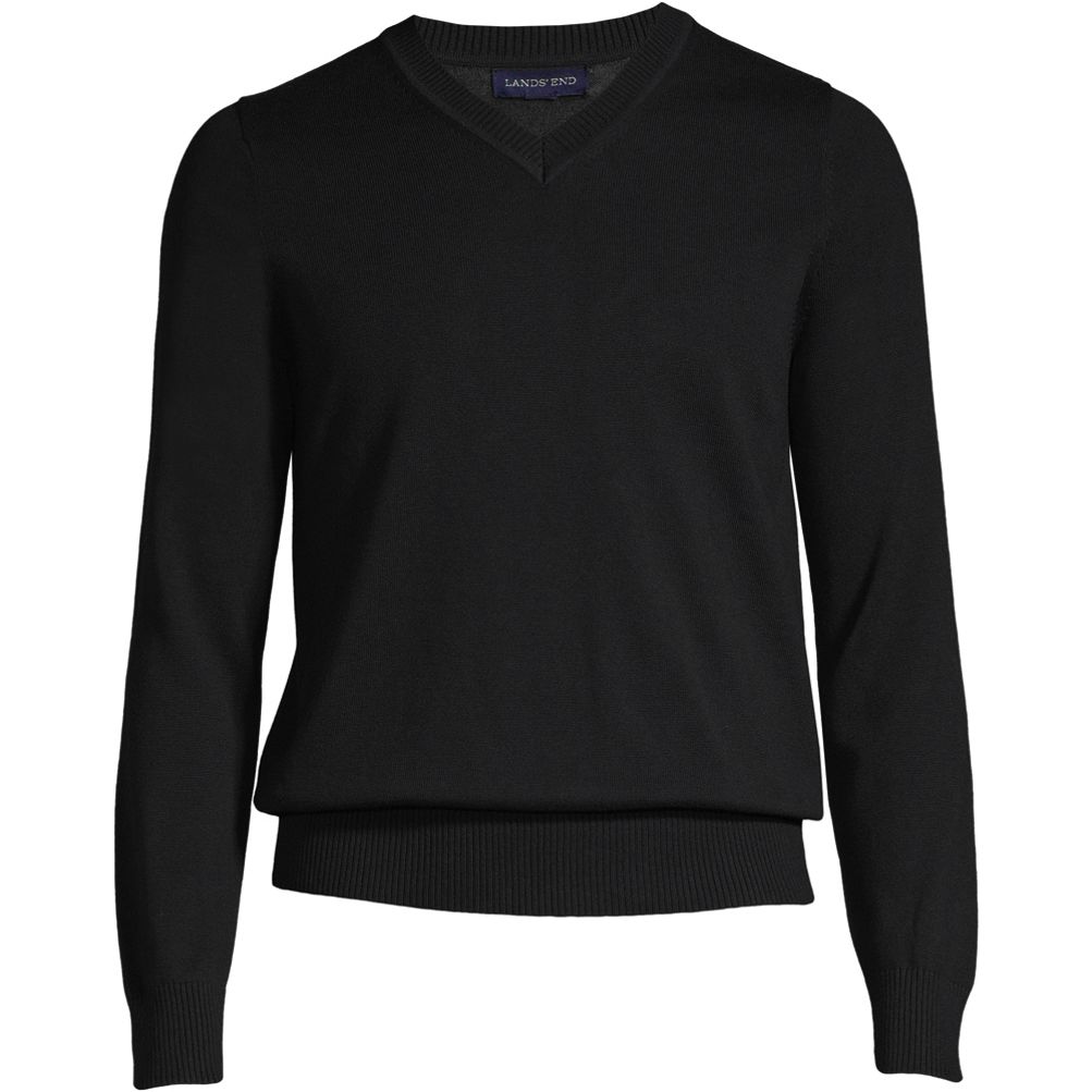 Lands end shop men's cotton sweaters