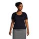 Women's Plus Size Cotton Modal Cap Sleeve Sweater, Front
