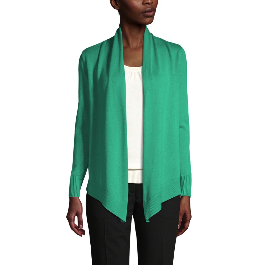 Draped open outlet cardigan