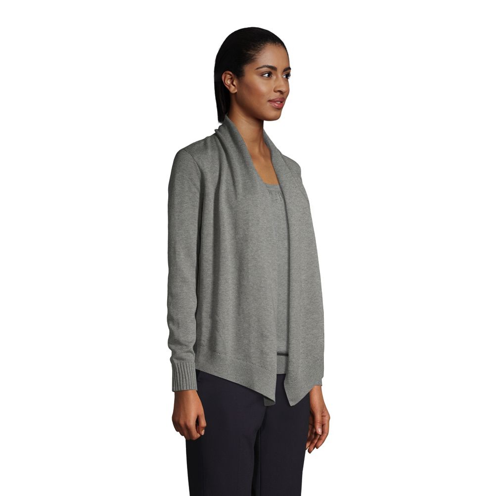 Women's Cotton Modal Open Drape Cardigan