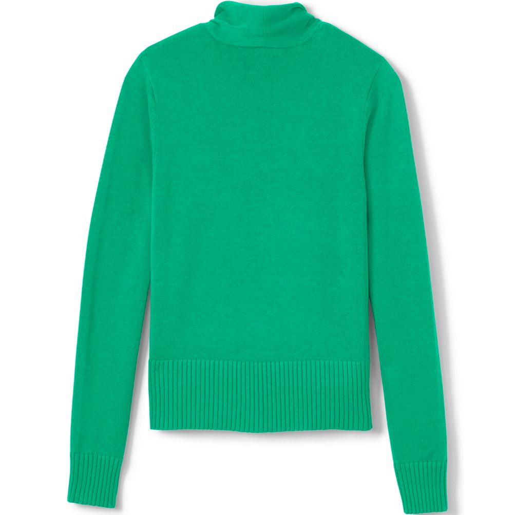 Lands end supima hot sale open cardigan