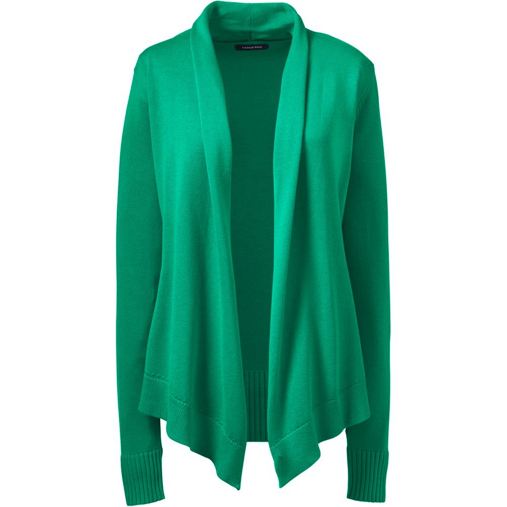 Draped open clearance cardigan