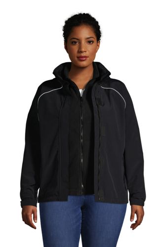 lands end plus size outerwear