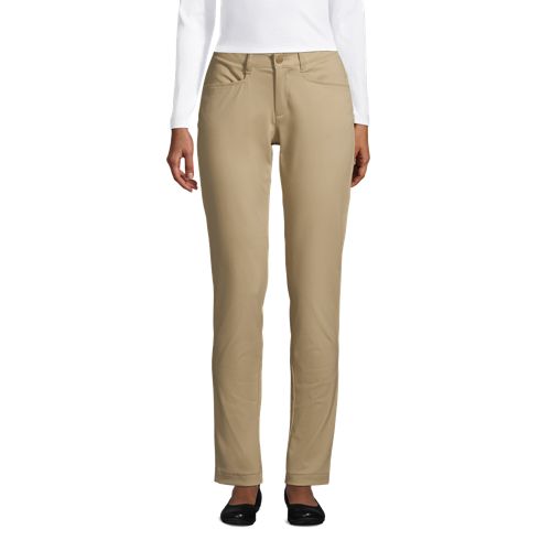 Women's Slim Fit Stretch Chino Pants - image 2