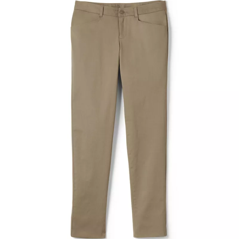 Women's Slim Fit Stretch Chino Pants, Front