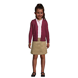 School Uniform Little Girls Cotton Modal Button Front Cardigan Sweater, alternative image