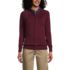School Uniform Women's Cotton Modal Zip-Front Cardigan Sweater, Front