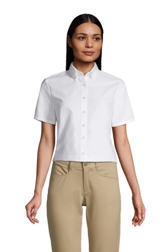 no iron women's white dress shirts