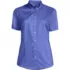 Women's Short Sleeve Oxford Dress Shirt, Front