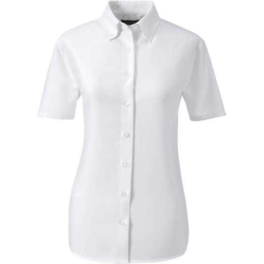 knee length dresses for ladies Ladies' White Oxford Button-Down Shirt main image 0