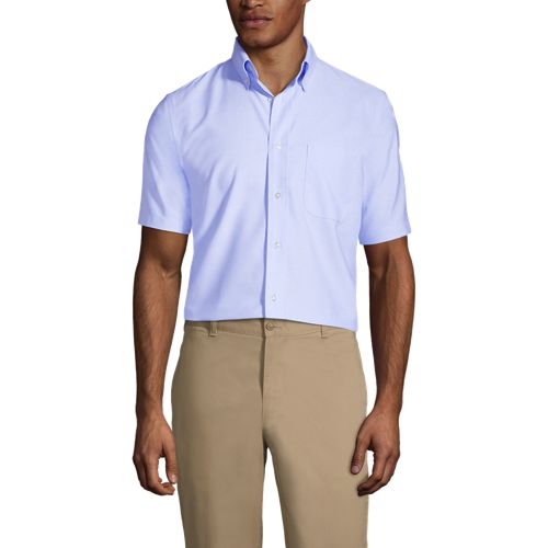 Men's Short Sleeve Oxford Dress Shirt