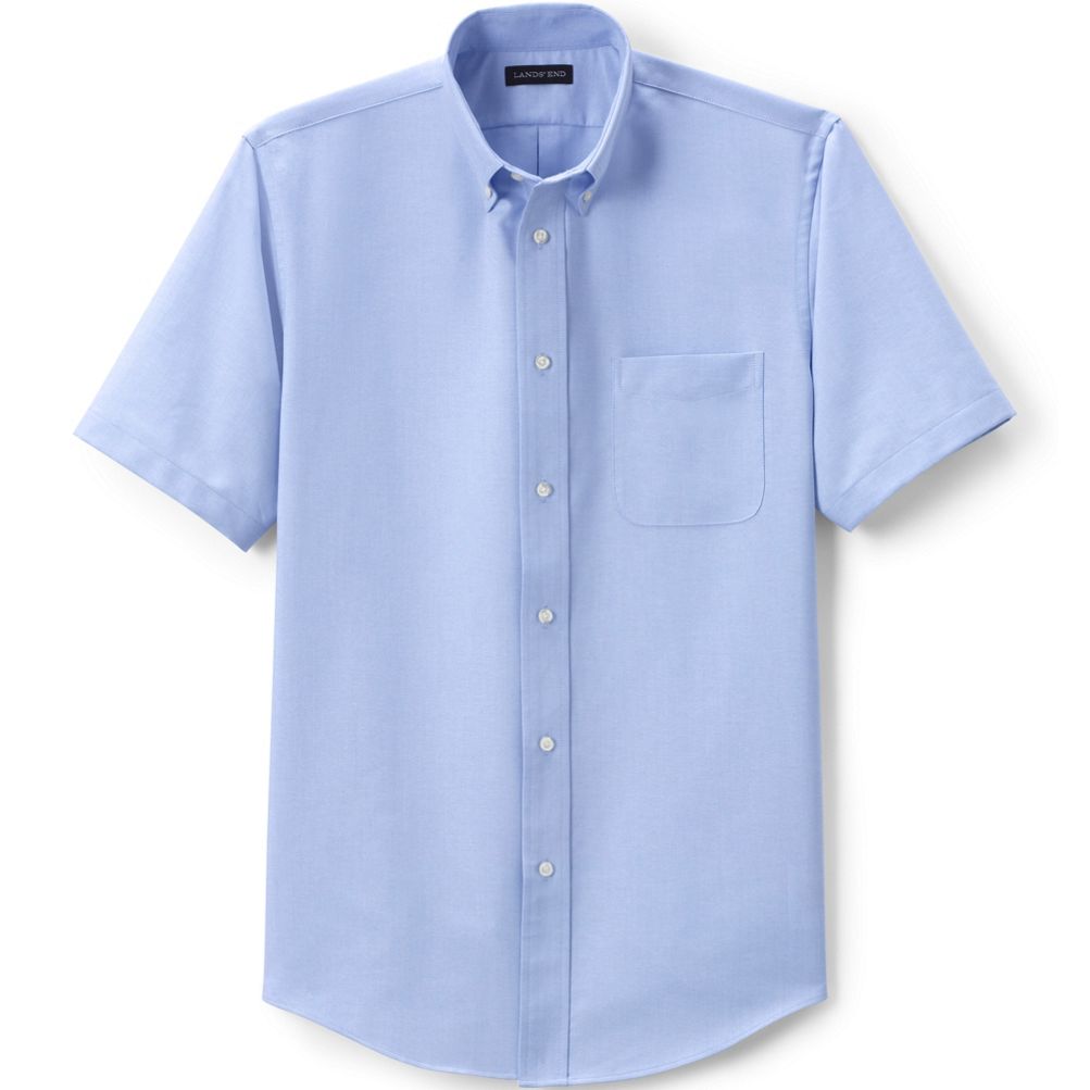 Men's Short Sleeve Oxford Dress Shirt