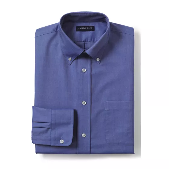 Men's Long Sleeve Solid Oxford Shirt - primary