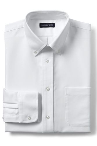 lands end oxford dress shirt School Uniform Women's Long Sleeve Oxford Shirt